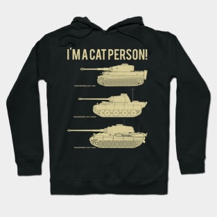 Tanks! im a cat person! Hoodie